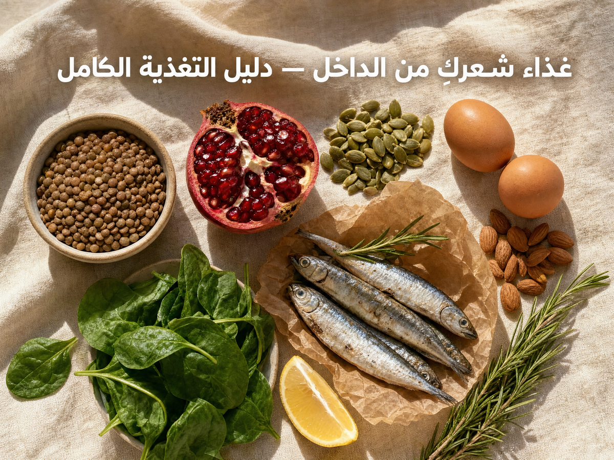 What Should You Eat for Healthy Hair? The UAE Woman's Nutrition Guide for Hair Growth