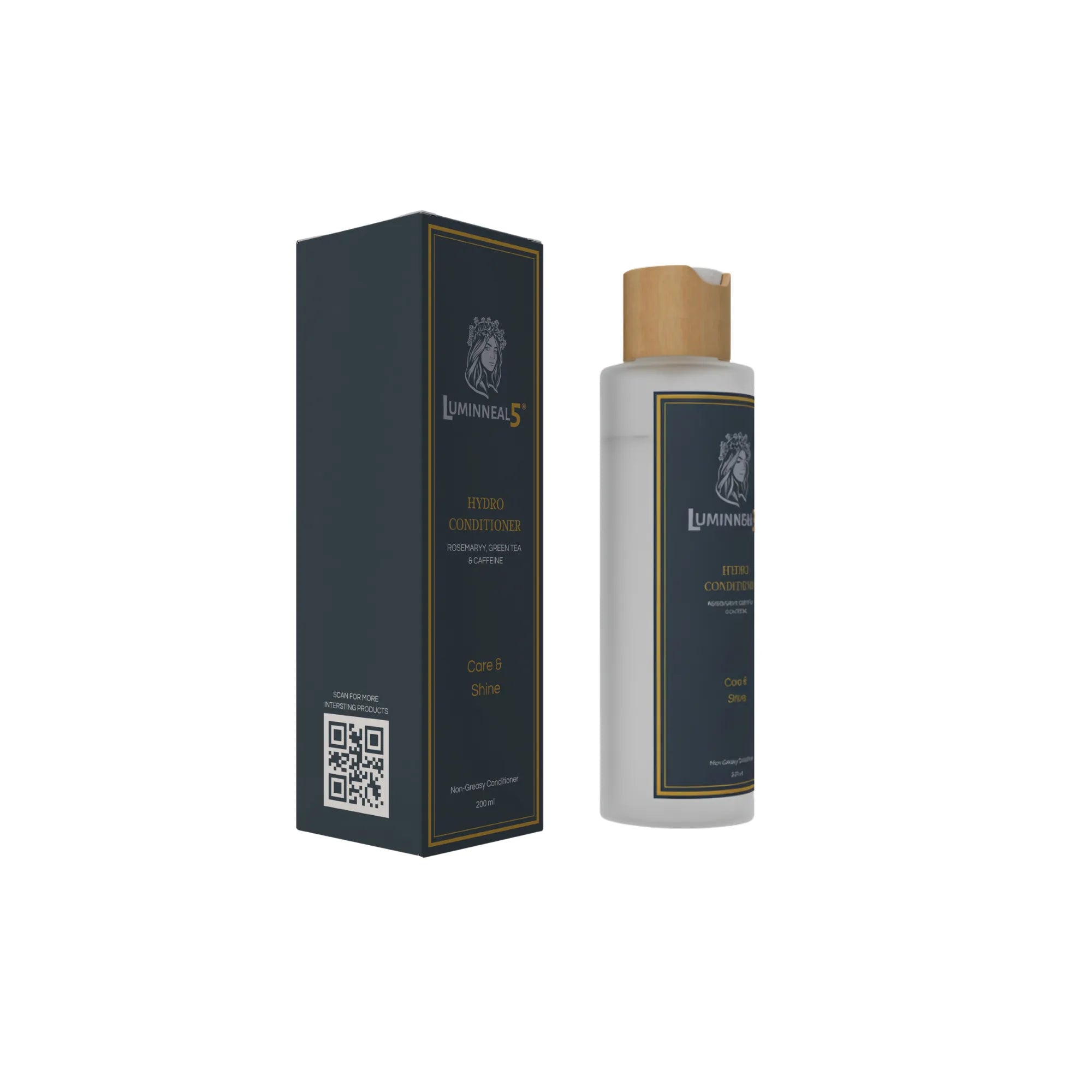 Luminneal5 Hydro Conditioner bottle and packaging on a white background Luminneal5 Hydro Conditioner Hair-Care vpwvuf-su.myshopify.com